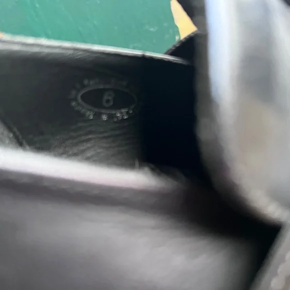 John Fluevog MISSION ENGLE Blue Metallic W6 - Picture 3 of 6